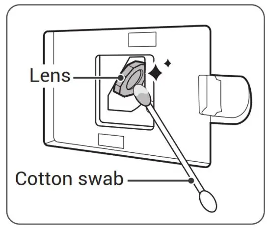 WINIX AZPU370-IWB Air Purifier - wipe the lens
