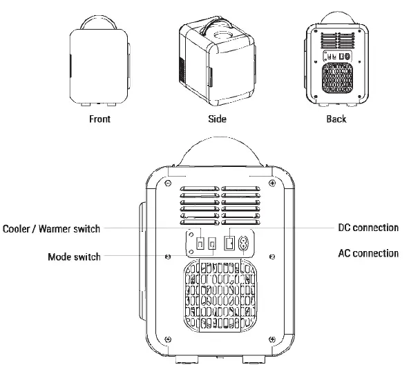 IKOHS CREATE Fridge Mini Box Hot And Cold Mini Fridge 1