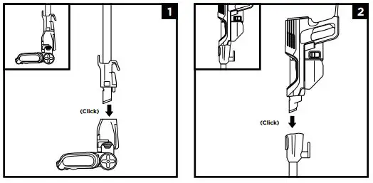 Shark UltraLight Pet Corded Stick with Self-Cleaning Brushroll - ASSEMBLY 1