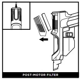 Shark UltraLight Pet Corded Stick with Self-Cleaning Brushroll - CLEANING FILTERS 2