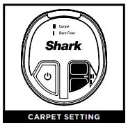 Shark UltraLight Pet Corded Stick with Self-Cleaning Brushroll - Carpet setting
