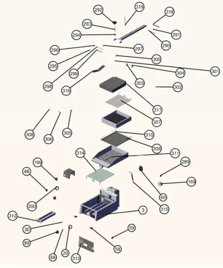 ggm gastro GGM BRG01 E15 0001 Burger Machine - PART LIST