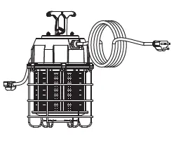 TotalLEDS TL-5028 100W LED Temporary Work Lamp FIG 1