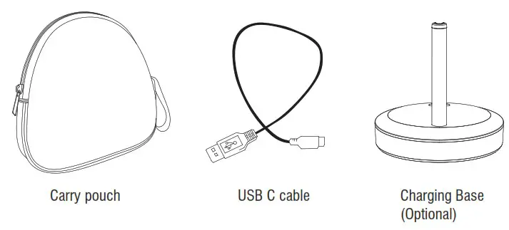VBET VT X300 BT Headset - accessories
