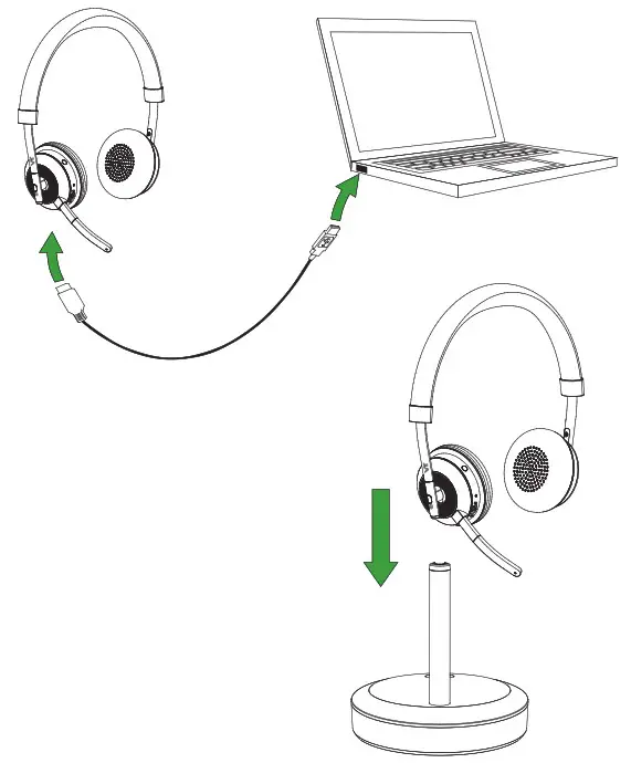 VBET VT X300 BT Headset - how to charge the battery
