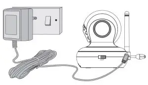 FIG 1 Connecting power supply for the Baby Unit.