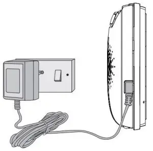 FIG 4 Connecting power supply for the Parent Unit.