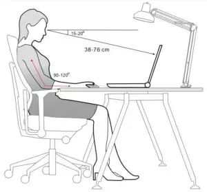 FIG 26 How to Use the Notebook Comfortably