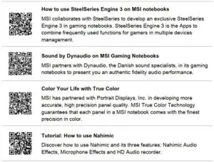 FIG 4 MSI Highlights