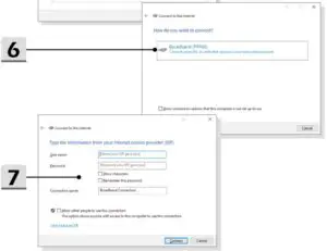 FIG 44 How to Connect the Internet