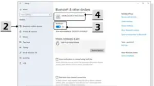 FIG 47 Activating Bluetooth Connection
