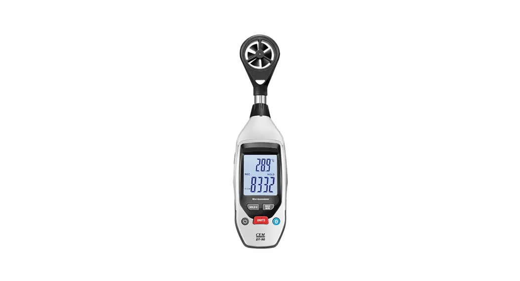 Cem Instruments Dt-90 Bluetooth Thermo-anemometer User Manual