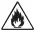 Risk of Fire Warning Icon