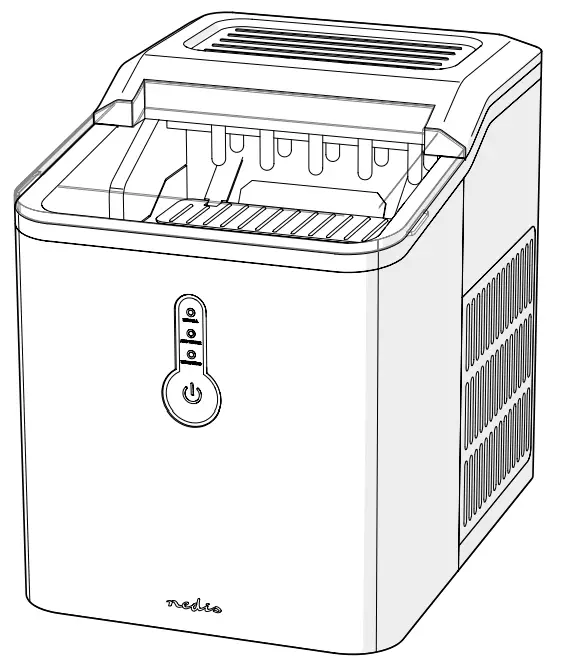 nedis KAIC100FWT Ice Cube Maker