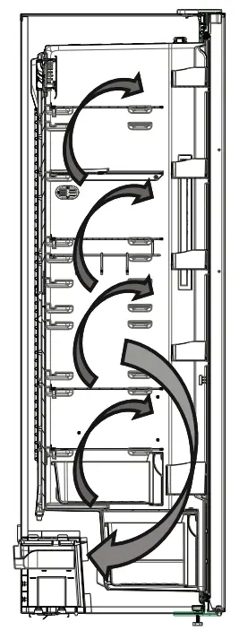 Cylinda K3385NVE 380 Liters Volume Refrigerator - fig 8