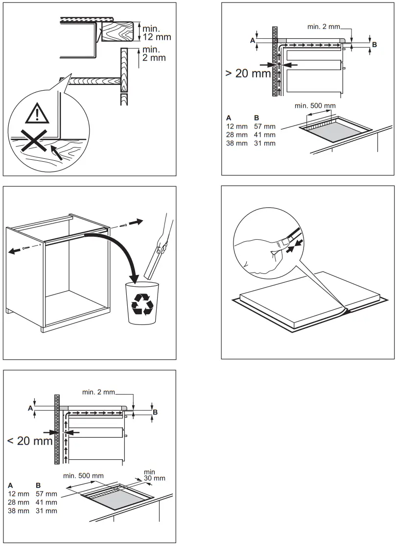 AEG IKE42640KB Hob cooking - Fig 1