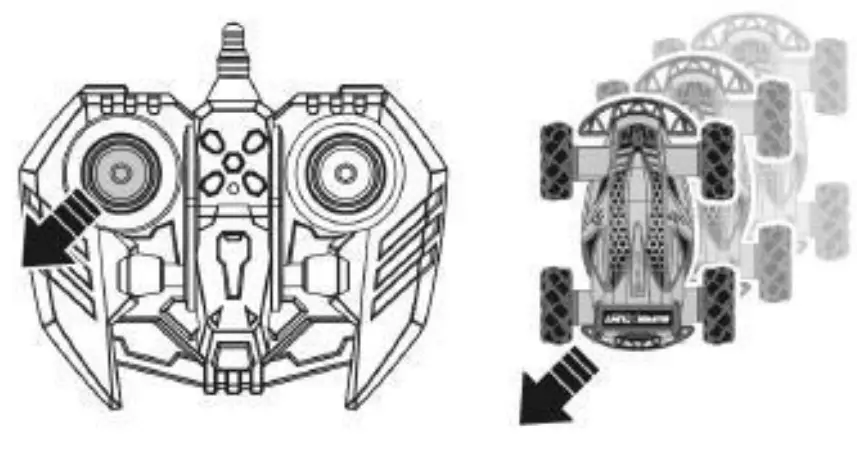 Fandaqi Toys Factory 29109RC Drifter Turbo Air Released Stunt Car - fig 5