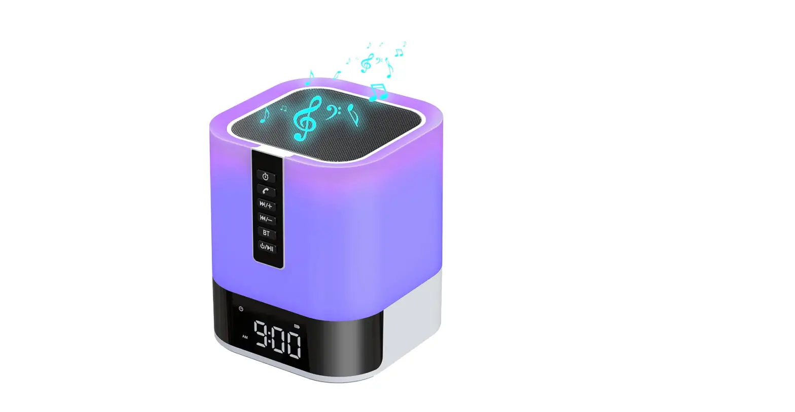 Alarm Clock Night Light Bluetooth Speaker, Touch Control Bedside Lamp Wireless Speaker-complete Features/user Manual Alarm Clock Night Light Bluetooth Speaker, Touch Control Bedside Lamp Wireless Speaker-complete Features/user Manual