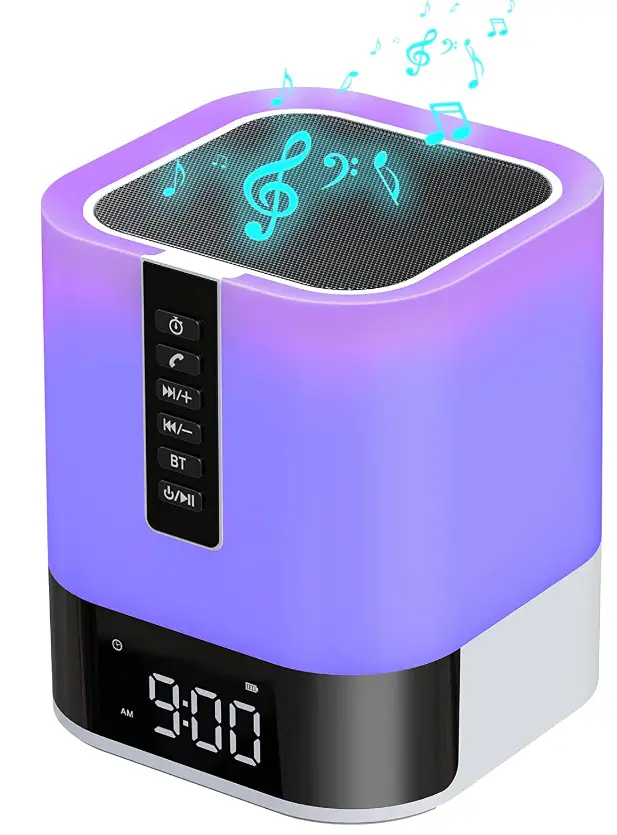 Alarm-Clock-Night-Light-Bluetooth-Speaker-Touch-Control-Bedside-Lamp-Wireless-Speaker-imgg
