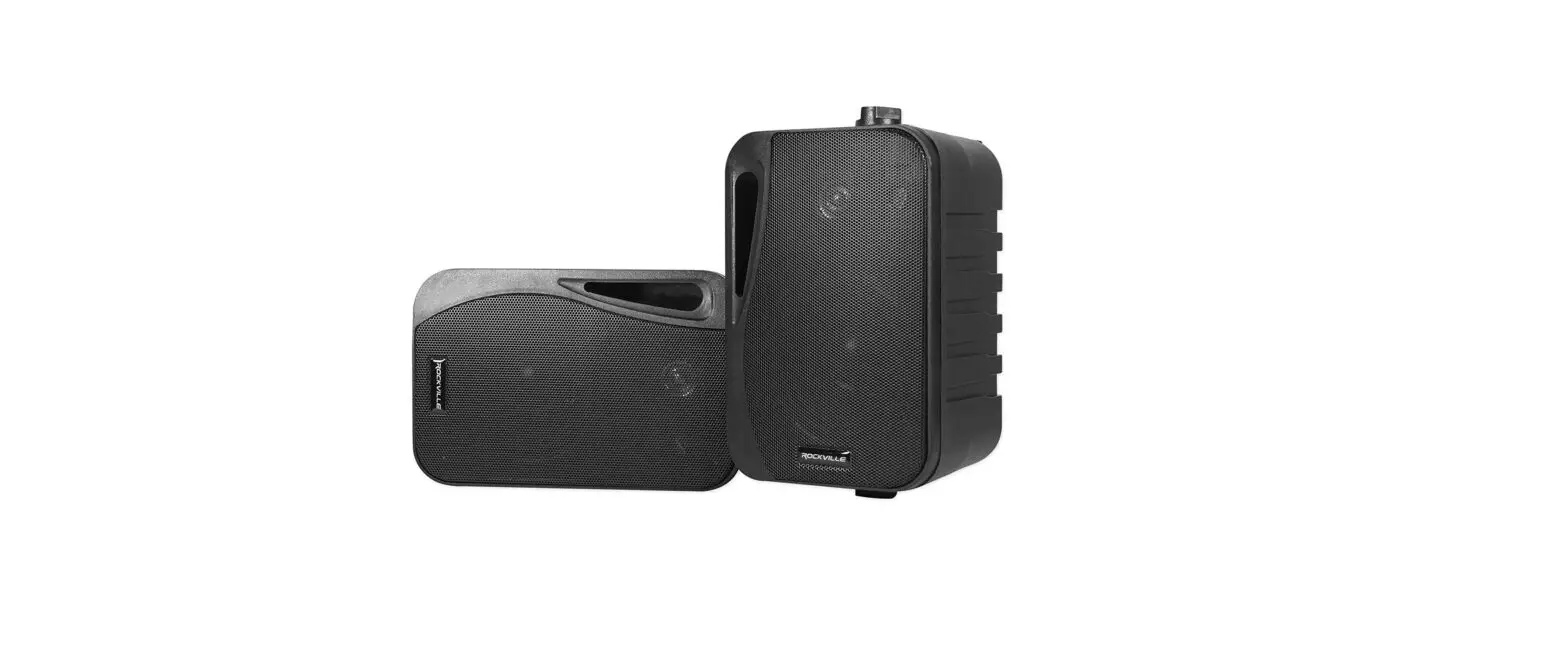 Pair Rockville Hp4s Bk 4