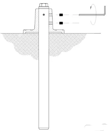 conant Jeffersonian Kinetic Wind VaneTighten the two