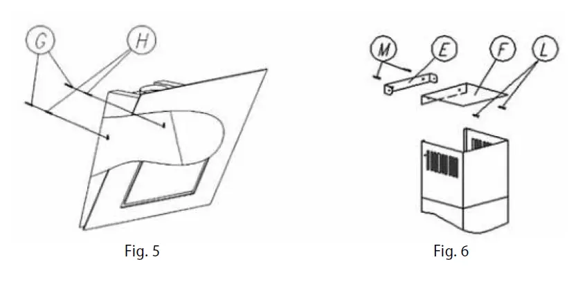 concept OPK 5760N Vapor chimney absorber fig 7