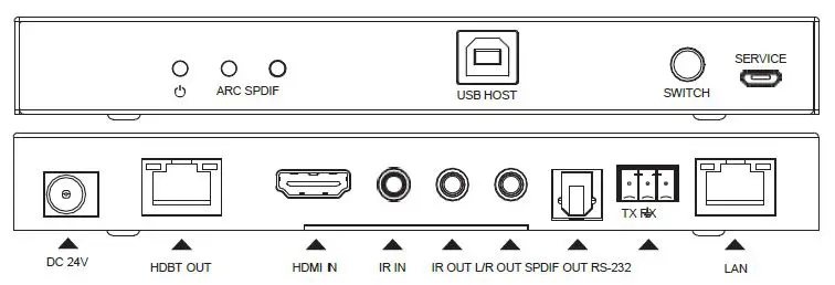 Paugge ENT-KVMEXT20BHBT 18Gbps HDMI over HDBaseT Extender-1