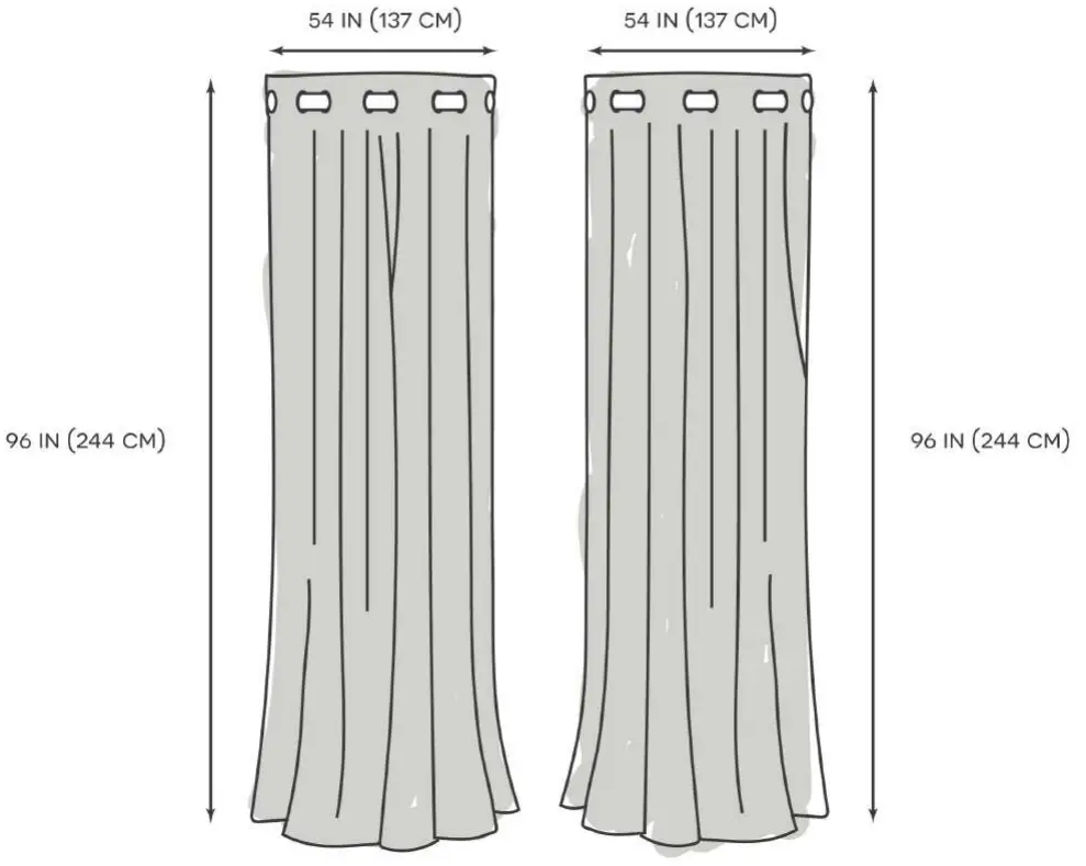 EXCLUSIVE HOME Grommet Top Light Filtering Curtain Panel 1