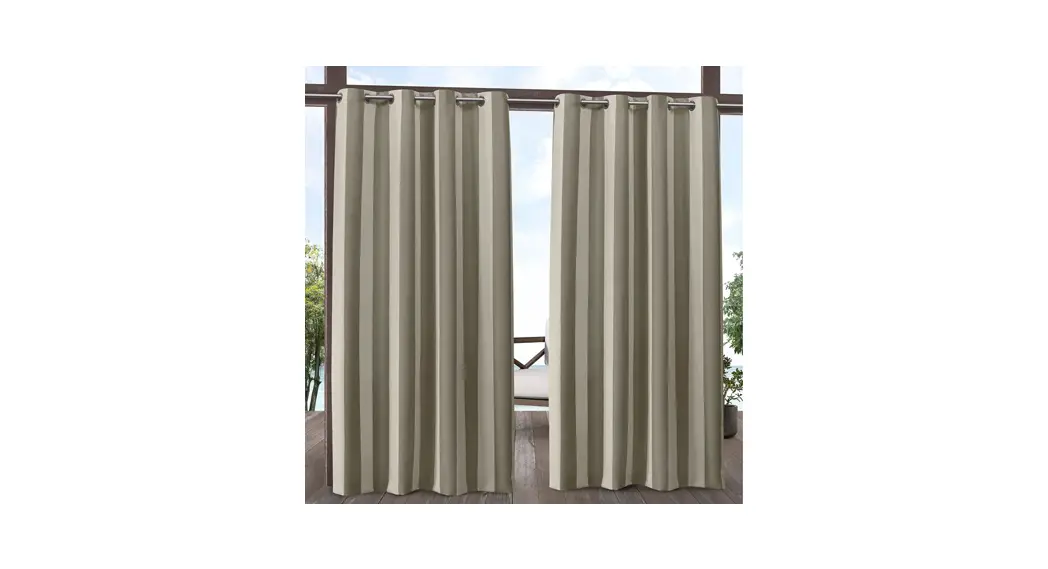 Exclusive Home Grommet Top Light Filtering Curtain Panel User Manual