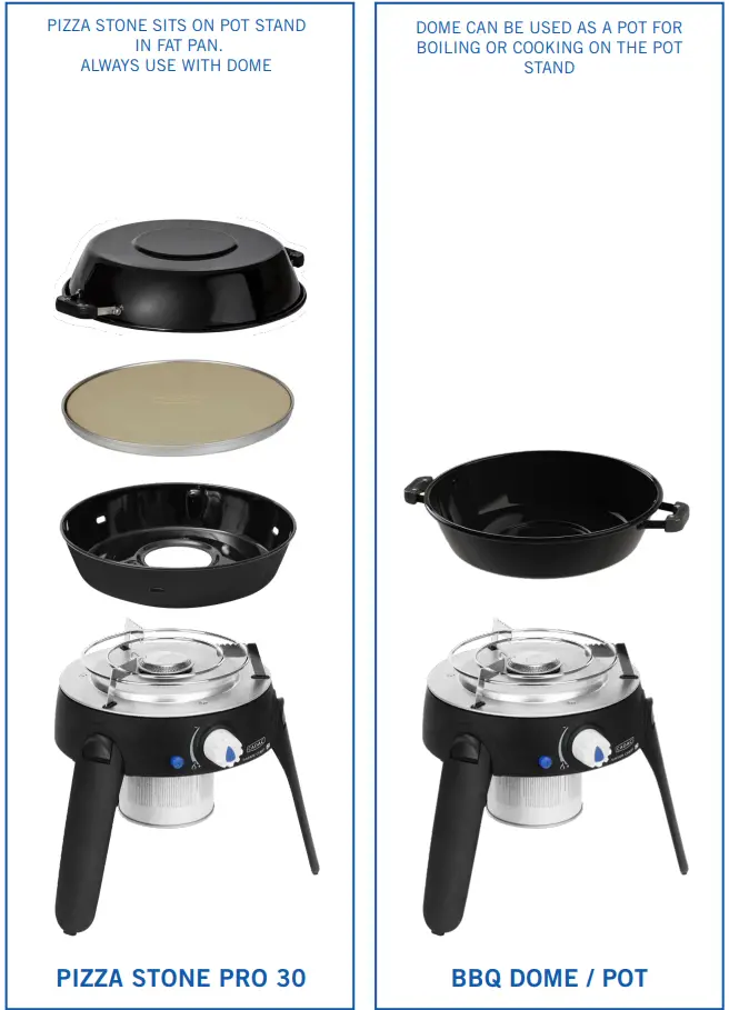 DOMETIC KITC101 Safari Chef 30 Camping Grill 2