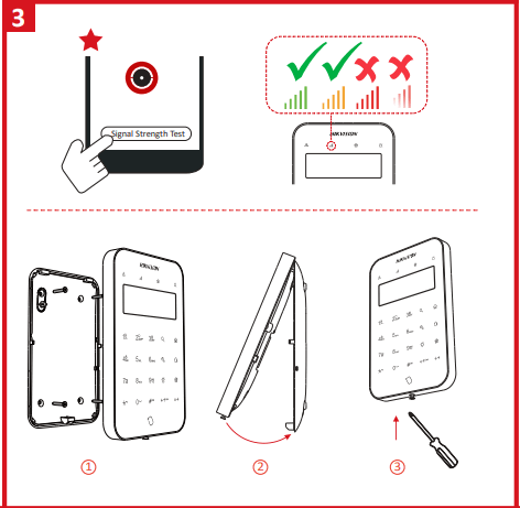 HIKVISION DS PK1 LT WB Wireless LCD Keypad - 2
