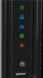 image of Modem lights