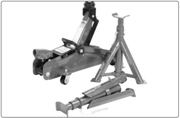 SEALEY 1030CXDK Trolley Jack &amp Axle Stands - fig 3
