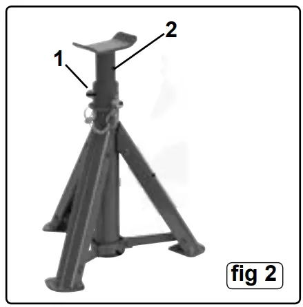 SEALEY 1030CXDK Trolley Jack &amp Axle Stands - fig 5