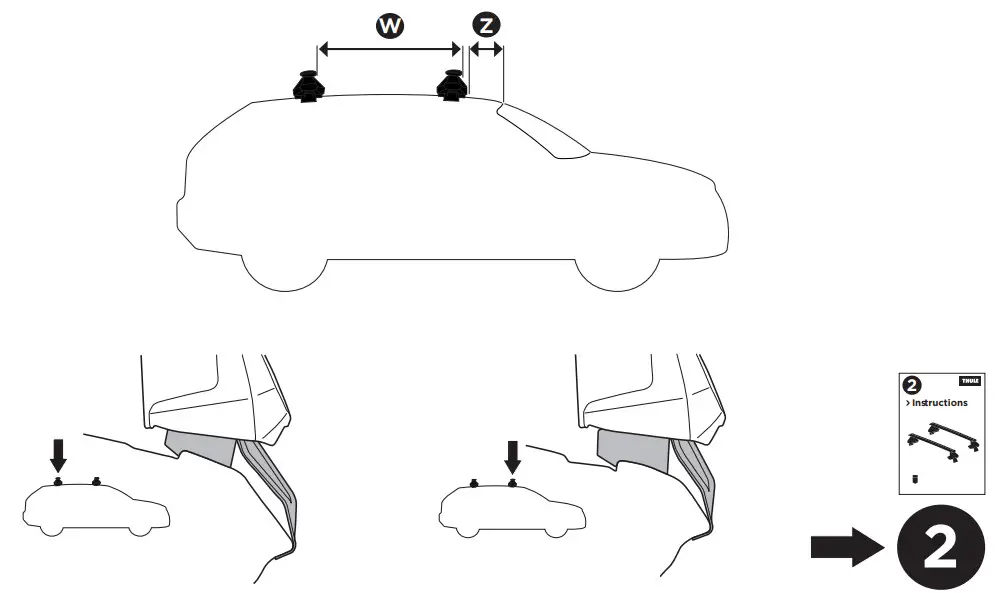 THULE 145291 Custom Fit Kit for Mounting - Figure 5