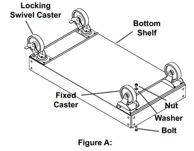 U S GENERAL 58833-UPC 30 Inch 5 Drawer - Figure 1