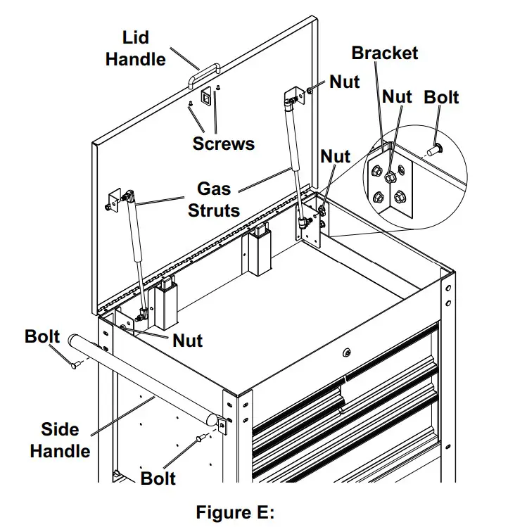 U S GENERAL 58833-UPC 30 Inch 5 Drawer - Figure 5