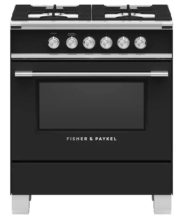 Fisher Paykel Or30scg4b1 30 Inch 4 Burners Gas Range User Guide