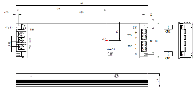 MEAN-WELL-LSP-160-Series-160W-Slim-Type-with-PFC-Switching-Power-Supply-fig-8