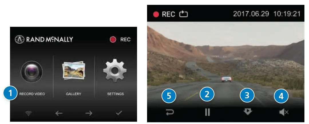 RAND McNALLY RDY528020196 Dash Cam 500 25