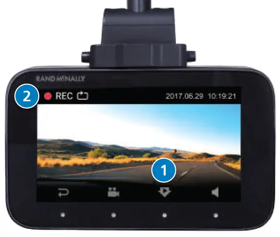 RAND McNALLY RDY528020196 Dash Cam 500 36