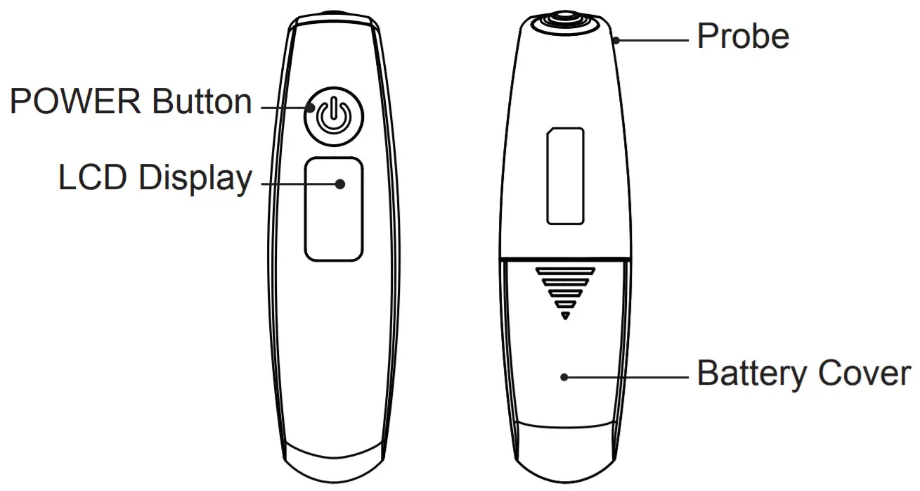 CVS Health KD-2270 Digital Temple Thermometer -DESCRIPTION