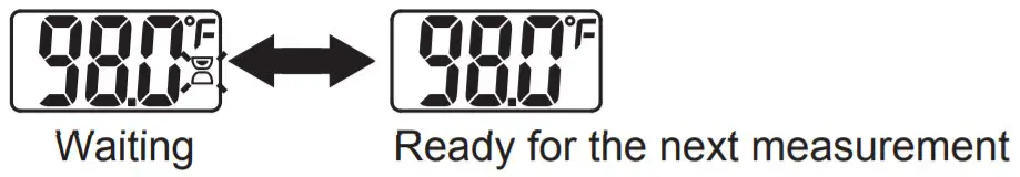 CVS Health KD-2270 Digital Temple Thermometer -measurement