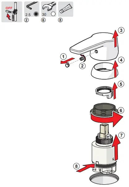 Oras-Swea-Dishwasher-Valve-Kitchen-Faucet-FIG-13