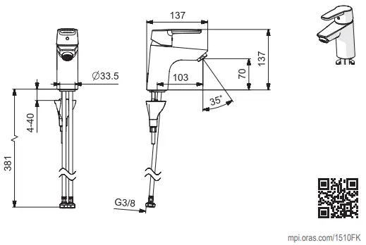 Oras-Swea-Dishwasher-Valve-Kitchen-Faucet-FIG-5