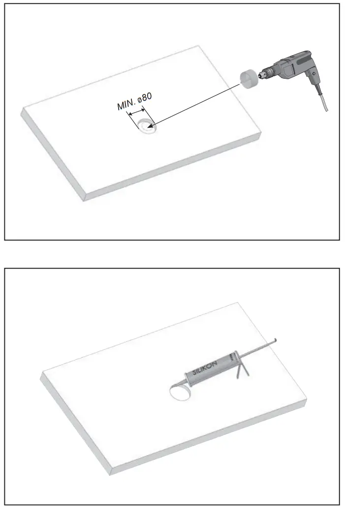 RAVAK Umyvadlo Uni 400 B Slim Washbasin-fig2