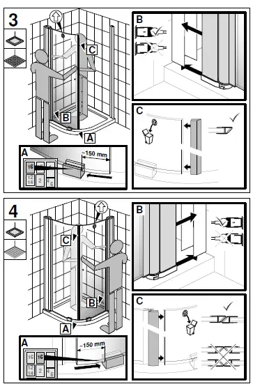 GUSTAVSBERG-Skandic-KR-80-Quarter-Circle-Shower-6