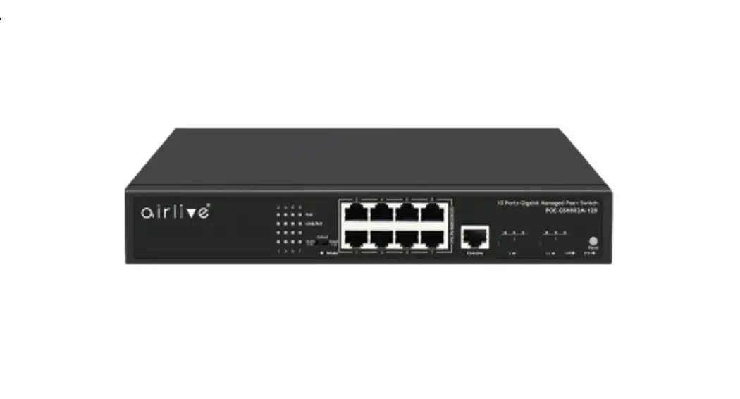 Airlive Igm-642bt-2.5g L2+ Industrial Ring Managed Gigabit Poe++ Switch 6-port Poe++ Gigabit Including 2*2.5g Sfp User Guide