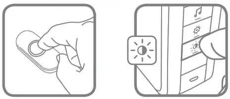 Honeywell Home RDWL917AX2000 Portable Wireless Doorbell - Change the Halo Light Color