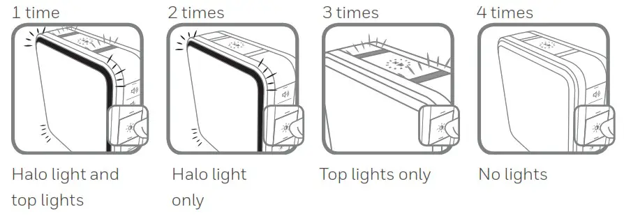 Honeywell Home RDWL917AX2000 Portable Wireless Doorbell - Change the Light Pattern 2